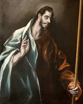 El Greco, Saint Thomas. c. 1612.