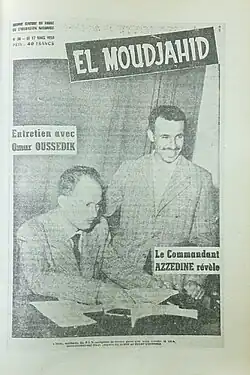 El Moudjahid Fr [38] - 17-03-1959 - Entretien with Omar Oussedik. the Commandant Azzedine révèle