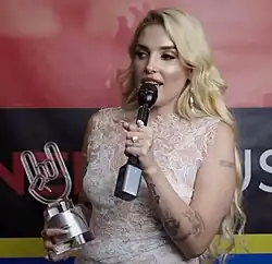 Elena Rose at Premios Tu Música Urbano (2023).