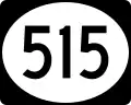 Highway 515 marker