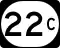 Kentucky Route 22C marker