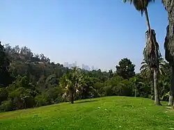 Elysian Park, looking south from Riverside Drive