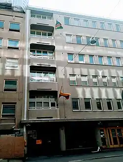 Building hosting the Embassy in Helsinki
