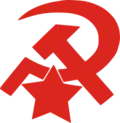 Flag of the Communist Party of Turkey (historical)