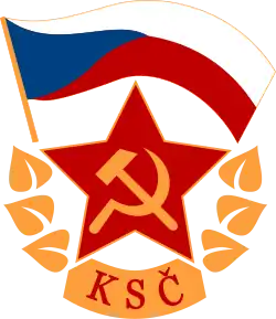 Emblem of the Communist Party of Czechoslovakia
