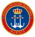 Emblem of the Maritime Action Force Units Command in Cádiz (MARDIZ)