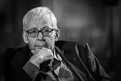 Black-and-white photo of Emmanuel Le Roy Ladurie