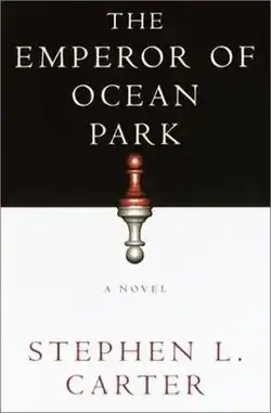 The top half of the cover is black and features the title in white text. The bottom is white and features the author's name in black text. In the center, two chess pawns are shown bottom-to-bottom. A black pawn is on top, and a white pawn in on bottom (upside down).