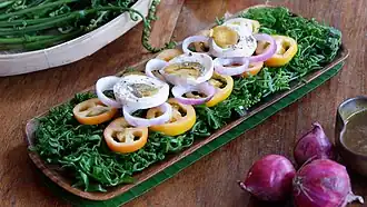 Ensaladang pako (vegetable fern)