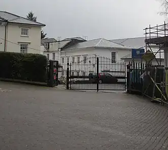Entrance gates to the former Pontypool Park, now St Alban's Roman Catholic School