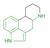 The tryptamine moiety.