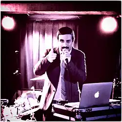 Say Hi performing at Sunset Tavern in Ballard, Washington