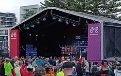 The Eritrea team before the race