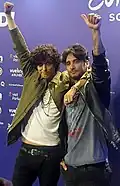 Ermal Meta and Fabrizio Moro, 2018 winners