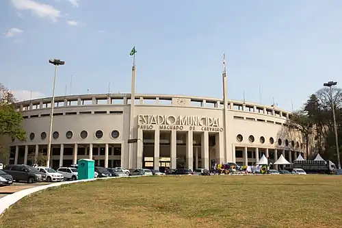 Pacaembu Stadium in São Paulo, Brazil (1940)