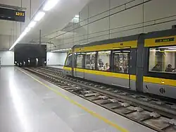 Eurotram in platform