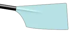 Image showing the rowing club's blade colours