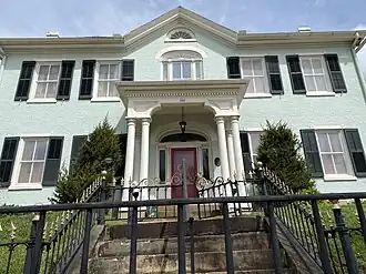 Ewing House - Built in 1824 for US Senator Thomas Ewing. Ewing later served as Secretary of the Treasury and Secretary of the Interior for several US presidents. He was also foster father to future Civil War General William T. Sherman.