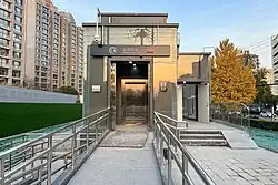 Exit A2 accessible exit