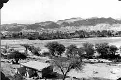 A fossil collecting expedition camp at Corral Quemado in 1926