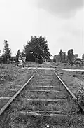 The railway in Waalwijk. The track has since been broken up.