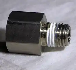 Pipe fitting of 316 steel (equivalent to A4 steel)