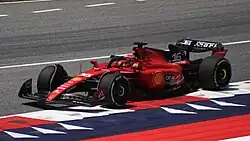 Leclerc driving the Ferrari SF-23 at the 2023 Austrian Grand Prix
