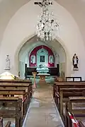 Inside the church