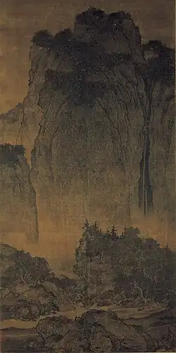 The Travelers Among Mountains and Streams, by Fan Kuan, c. 1000