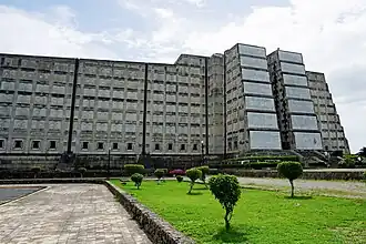 View of Faro a Colón monument which splits the Distrito Nacional and Santo Domingo Este