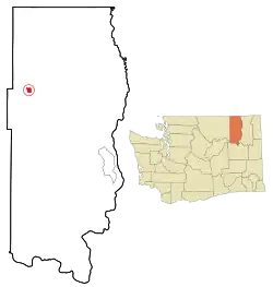 Location of Republic, Washington