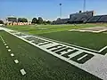 Field turf upgrade at Rice–Totten Stadium (completed in 2024)