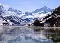 Fifty Years of Alaskan Statehood (left) and Mount Orville (right) viewed from Johns Hopkins Inlet