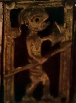 Detail of an illumination from the Stowe Missal