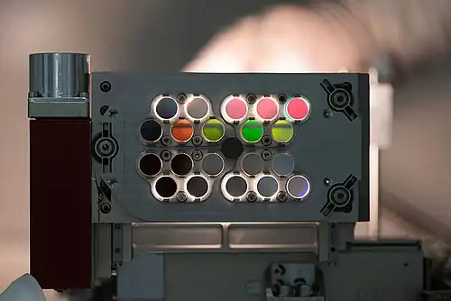 The filters on the Coronagraph Instrument's Color Filter Assembly