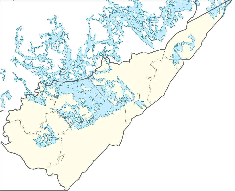 Taavetti is located in South Karelia