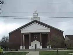 The First Baptist Church at 205 Boling St. in Alvord, pastor Bill Cleveland (2013)