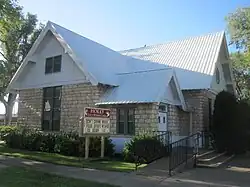 First United Methodist Church in Holly is located across the highway from First Christian Church.