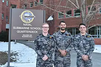 Royal Australian Navy officers wearing the MMPU in 2024