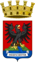 Coat of Arms in use during the italian domain of the city, approved in 1935[42]
