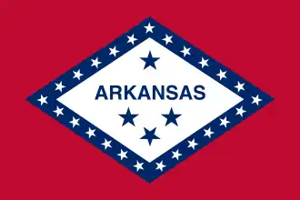 Flag of the State of Arkansas, USA