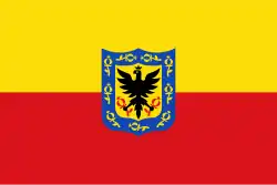 Flag of Bogotá, Colombia