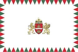 Flag of Budapest in 2011