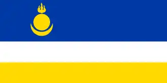 Flag of Republic of Buryatia