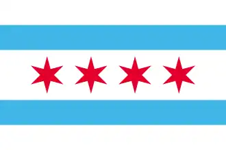 Flag of Chicago, United States