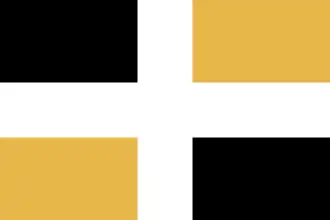 General Lévis' Regiment Flag in North America. Now official flag of the city of Lévis, Quebec