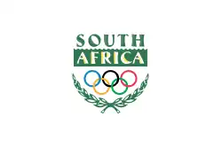 Flag used to represent the South African team at the 1994 Winter Olympics