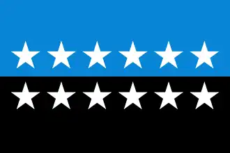Flag of the former European Coal and Steel Community , (in bar)