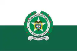 Flag of the National Police of Colombia