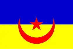 Flag of the Sahrawi National Union Party (1974–1975)